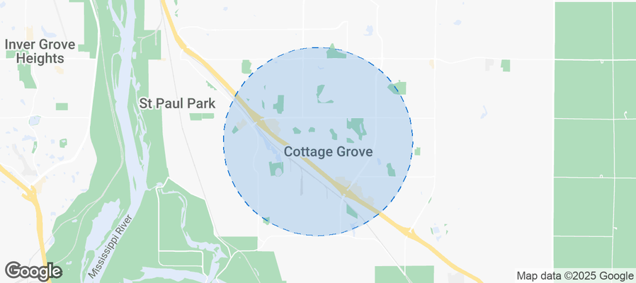 Cottage Grove Airbnb map